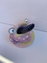 Load image into Gallery viewer, Frog Remote Control / Incense Holder (one off yellow + pink)
