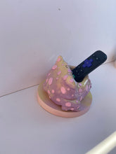 Load image into Gallery viewer, Frog Remote Control / Incense Holder (one off yellow + pink)
