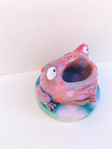 Frog Remote Control / Incense Holder (one off magic vibes)