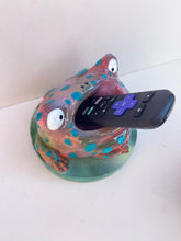 Load image into Gallery viewer, Frog Remote Control / Incense Holder (one off green and pink)
