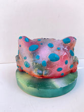 Load image into Gallery viewer, Frog Remote Control / Incense Holder (one off green and pink)

