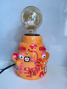 'Orange Tiger' Lamp (One-Off)