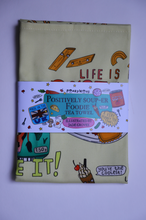 Load image into Gallery viewer, PonkyWots Positively Soup-er Foodie Pun Tea Towel
