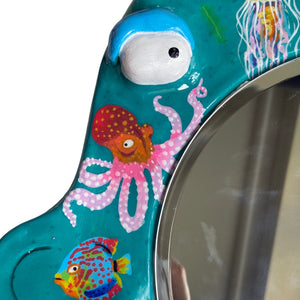 'Your Very Own Ponky Aquarium' BIG Ponky Wall Mirror (one-off design)