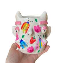 Load image into Gallery viewer, &#39;Horns, Hugs &amp; Bugs&#39; Devil Pot
