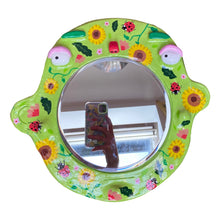 Load image into Gallery viewer, &#39;A Very Ponky Summer&#39; BIG Ponky Wall Mirror (one-off design)
