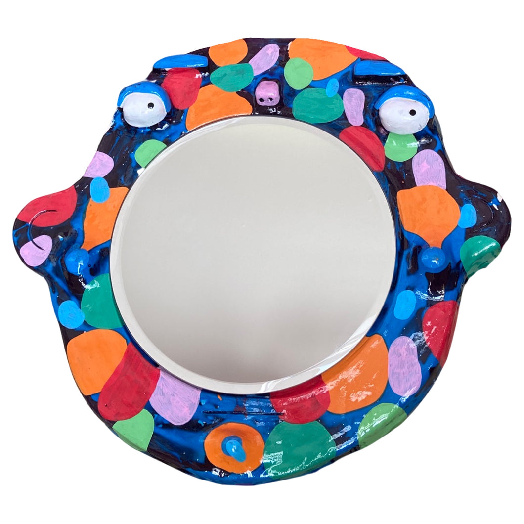 'Spots & Dots' BIG Ponky Wall Mirror (one-off design)