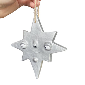 Star Christmas Decorations (Silver)