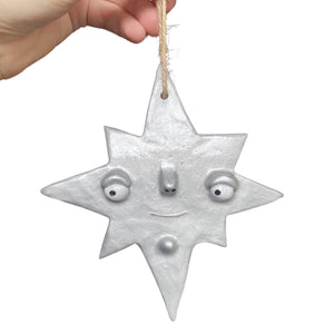 Star Christmas Decorations (Silver)