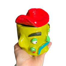 Load image into Gallery viewer, 'Olives' Cow Boy Pot
