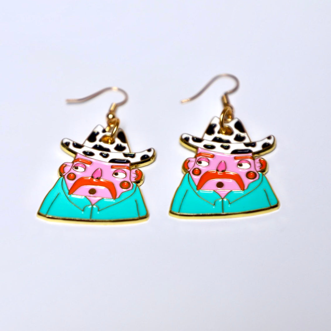 Cowboy PonkyWots Earrings