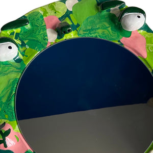 Pink & Green BIG Ponky Wall Mirror (One-Off)