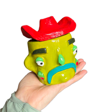 Load image into Gallery viewer, 'Olives' Cow Boy Pot
