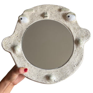 'Neutrals' BIG Ponky Wall Mirror (one-off)