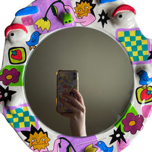 Load image into Gallery viewer, &#39;Surrealist&#39; BIG Ponky Wall Mirror (one-off)
