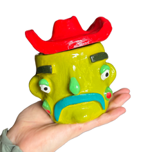 Load image into Gallery viewer, 'Olives' Cow Boy Pot
