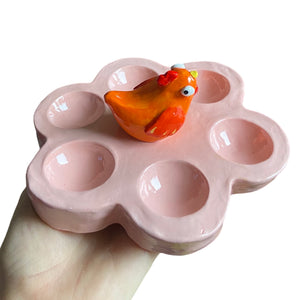 'Classic Pink' Egg Holder