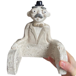 'Speckled Sullivan' The PonkyWot Butler Toilet Roll Holder