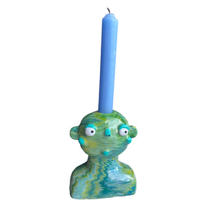 Green Marble Candlestick Holder (one-off)