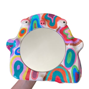 'Wavy' Stand-Up Mirror (one-off)