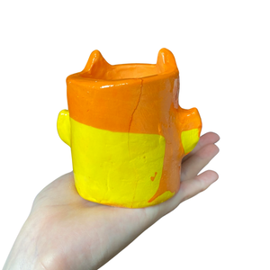 'Orange & Yellow' Lil' Devil Pot