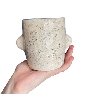 Speckled Neutral Pot