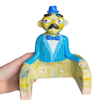 Load image into Gallery viewer, &#39;Marbleous Marvin&#39; The PonkyWots Butler Toilet Roll Holder one off
