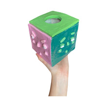 Load image into Gallery viewer, Pink and Green, Don&#39;t Be So Mean Tissue Box
