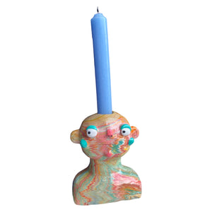 Multi Marble Candlestick Holder (one-off)