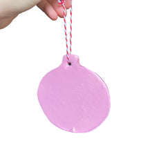 Load image into Gallery viewer, Bauble Christmas Decorations (Pink)
