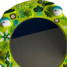 Load image into Gallery viewer, Groovy Green BIG Ponky Wall Mirror (One-Off)
