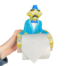 Load image into Gallery viewer, &#39;Marbleous Marvin&#39; The PonkyWots Butler Toilet Roll Holder one off
