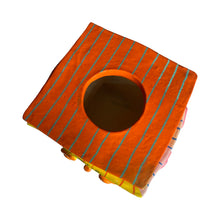 Load image into Gallery viewer, &quot;What&#39;s Multicoloured and has Stripes All Over?&quot; Tissue Box (One Off)
