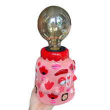 Load image into Gallery viewer, PonkyWots &#39;Retro Pink Flowers&#39; Lamp (One-Off) Dropping 7th Feb at 18:30
