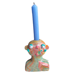 Multi Marble Candlestick Holder (one-off)