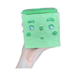 Pink and Green, Don't Be So Mean Tissue Box