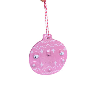 Bauble Christmas Decorations (Pink)