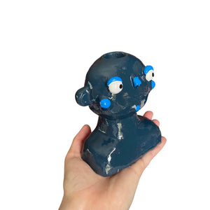 'Midnight Blue' Candlestick Holder (one-off)