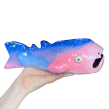 Load image into Gallery viewer, Pink + Blue Whale Shark Tealight Candle Holder (One-Off)
