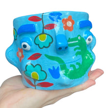 Load image into Gallery viewer, &#39;Croc Jungle&#39; Chunky Pot (One-Off)
