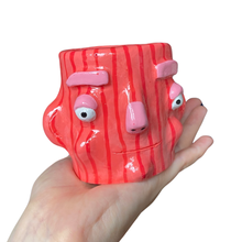 Load image into Gallery viewer, &#39;Simple Stripes in Pink&#39; Lil&#39; Pot
