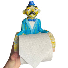 Load image into Gallery viewer, &#39;Marbleous Marvin&#39; The PonkyWots Butler Toilet Roll Holder one off
