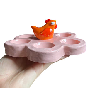 'Classic Pink' Egg Holder