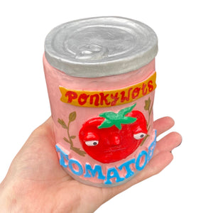 NEW Tomatoes Storage Tin (Pink)