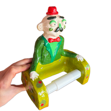 Load image into Gallery viewer, 'Olives Boy' The PonkyWot Butler Toilet Roll Holder
