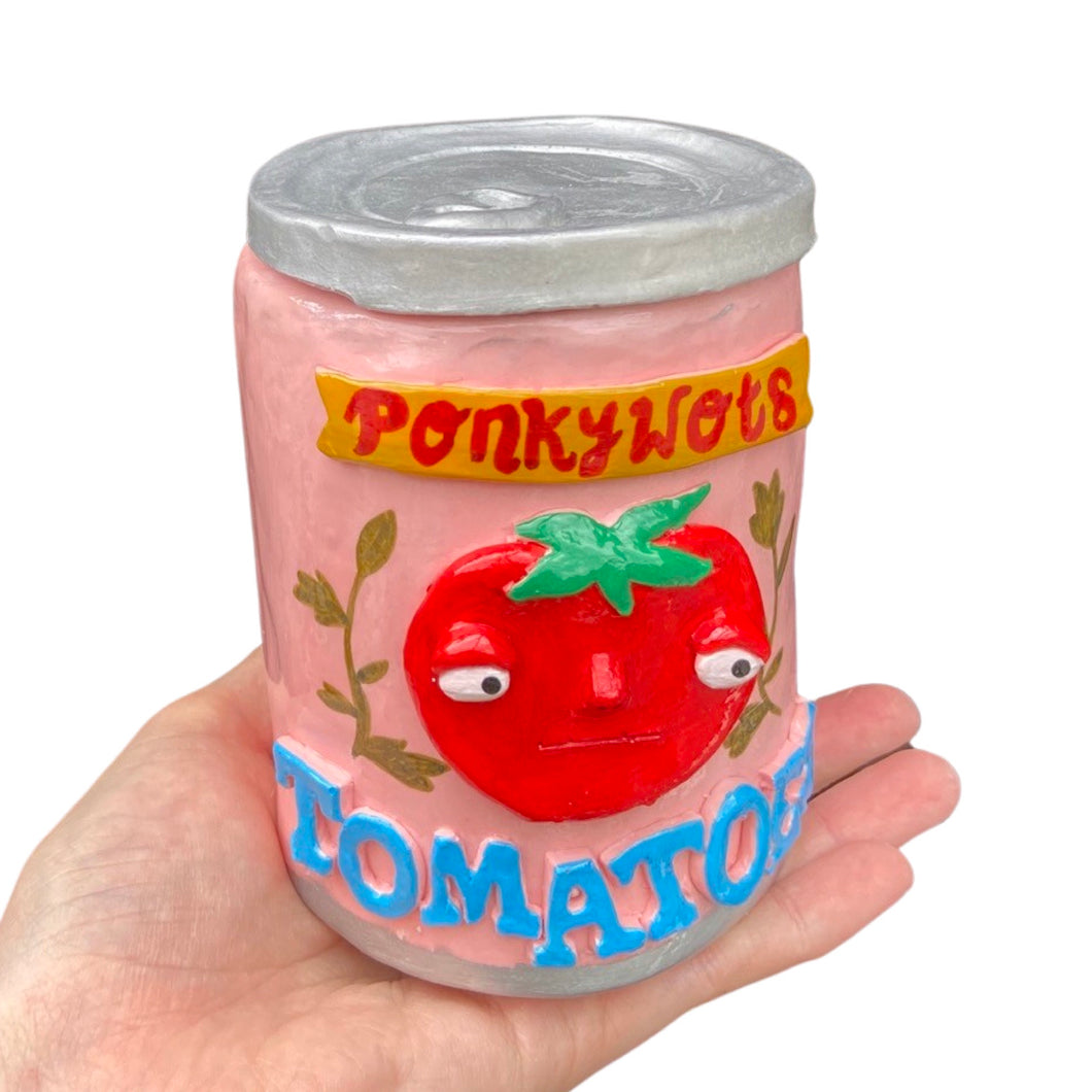 NEW Tomatoes Storage Tin (Pink)