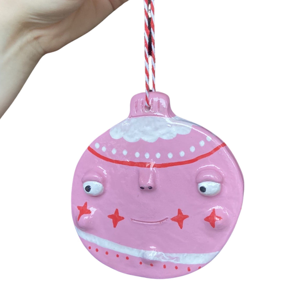 Bauble Christmas Decorations (Pink)