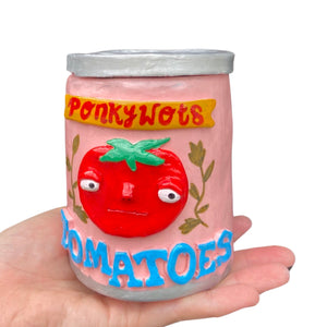 NEW Tomatoes Storage Tin (Pink)