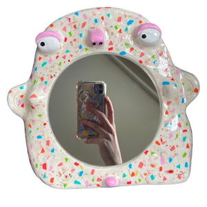 'Terrazzo Style' Stand-Up Mirror (one-off)