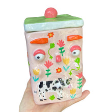 Load image into Gallery viewer, &#39;Cow Field&#39; Storage Jar (One-Off)
